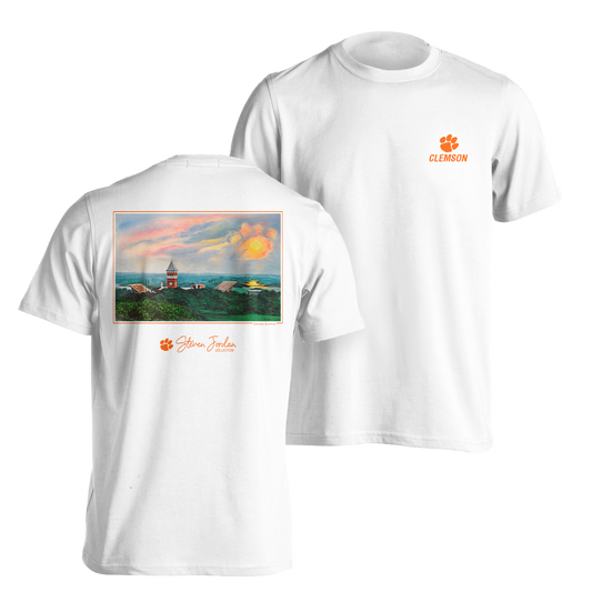 Steven Jordan "Clemson Summer" T-Shirt | Comfort Color - White
